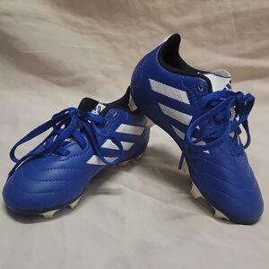 Adidas Kids Royal Blue and White Sneakers